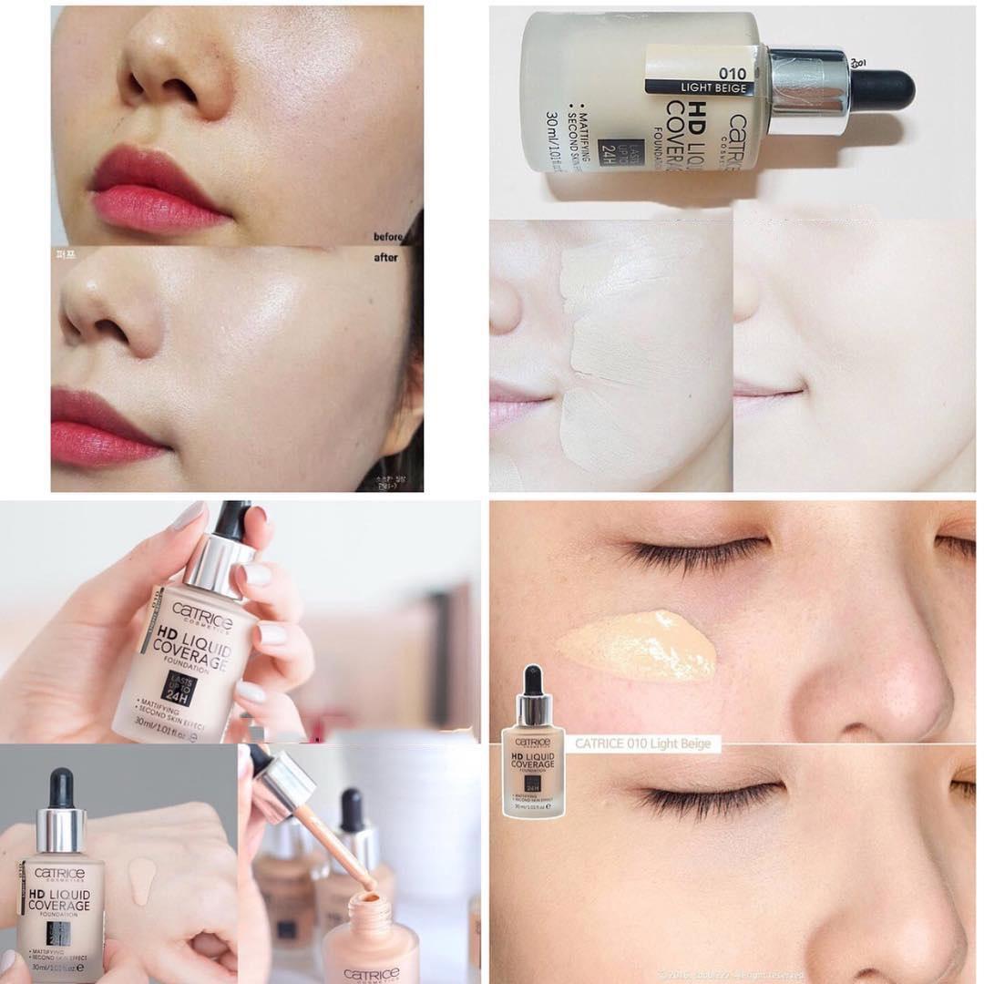 Kem nền Catrice 24h HD Liquid Coverage Foundation 30ml