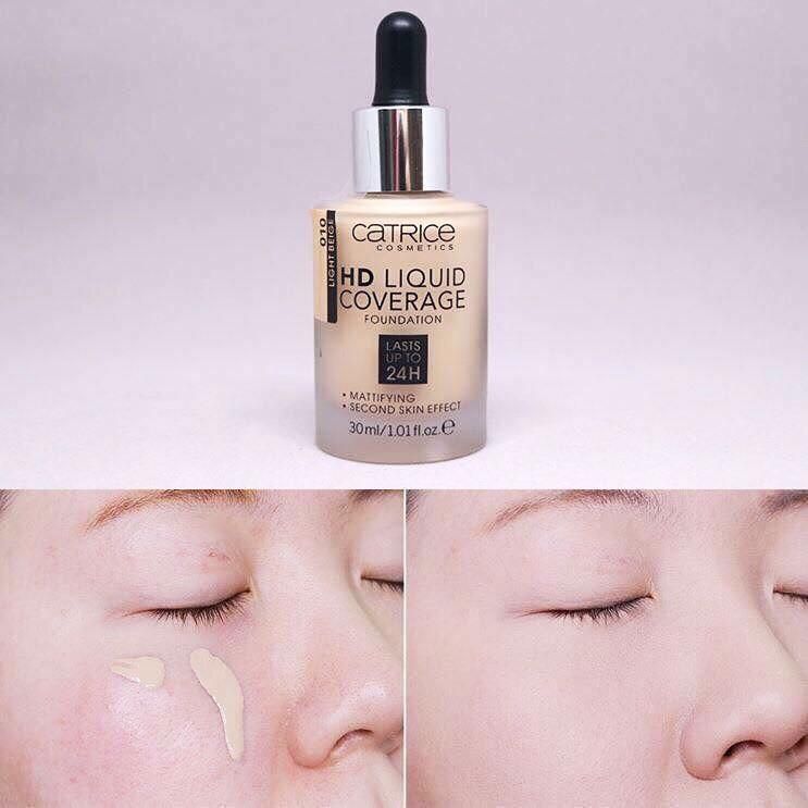 Kem nền Catrice 24h HD Liquid Coverage Foundation 30ml