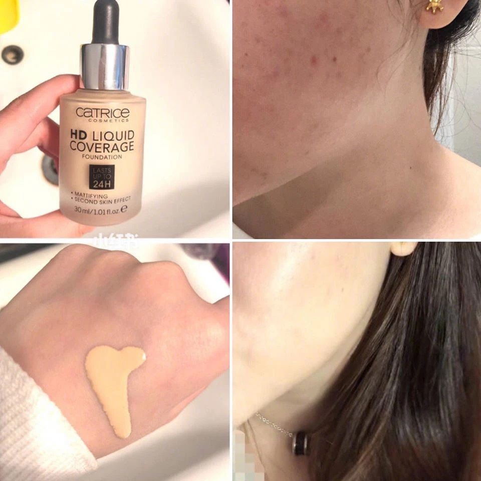 Kem nền Catrice 24h HD Liquid Coverage Foundation 30ml