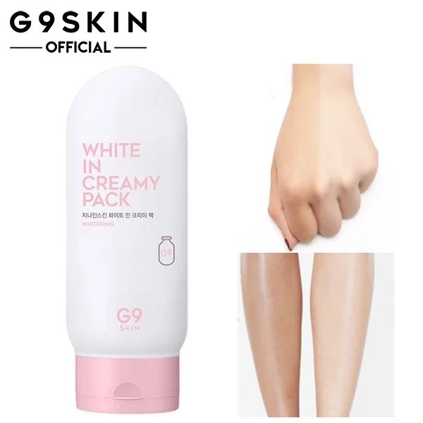 Kem ủ trắng G9 Skin Pack White In Creamy BẬT TONE TRẮNG MỊN 200ml