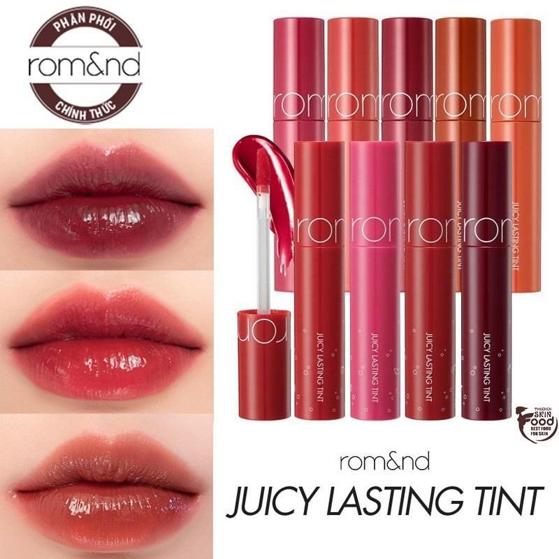 Son kem Romand JUICY Lasting Tint BÓNG