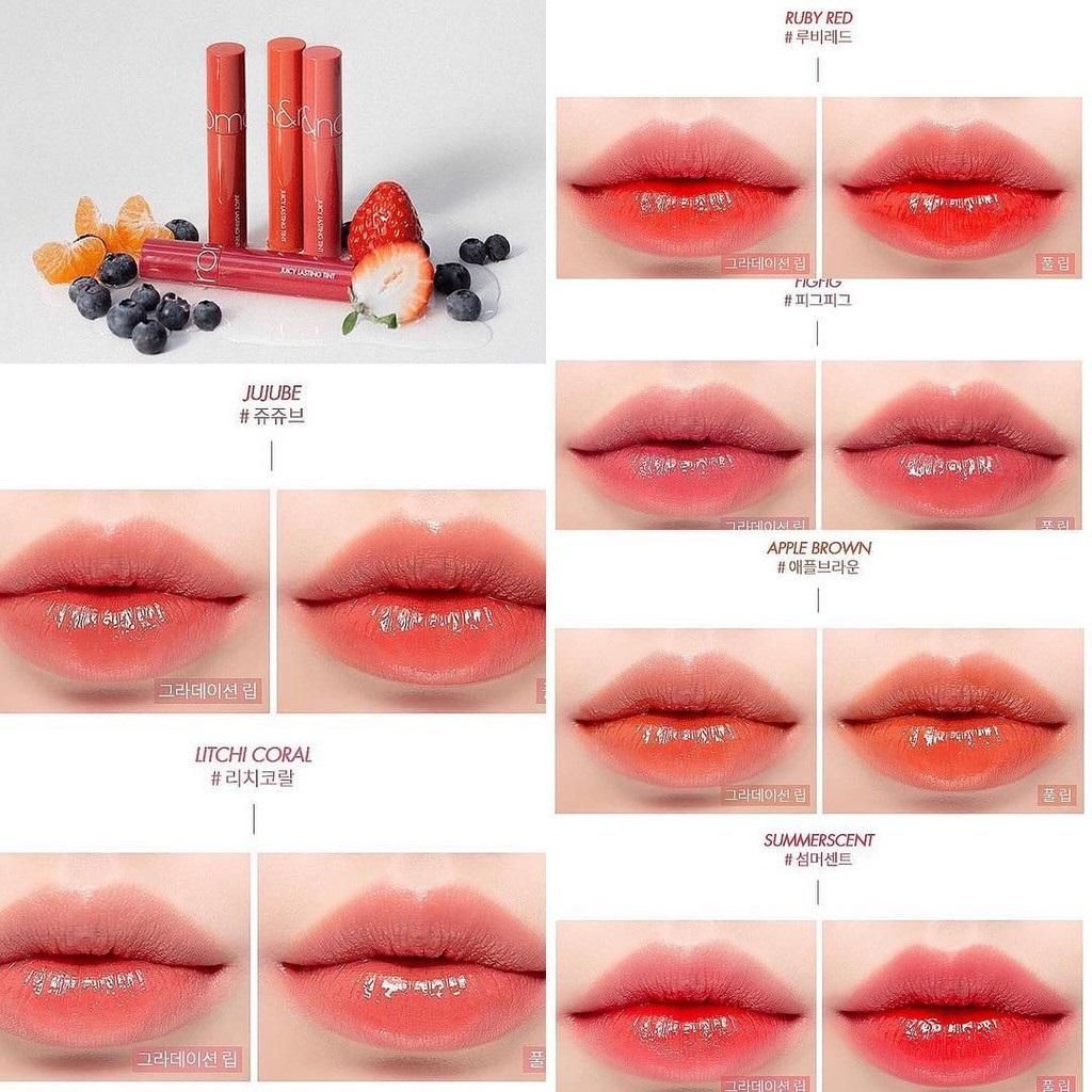 Son kem Romand JUICY Lasting Tint BÓNG