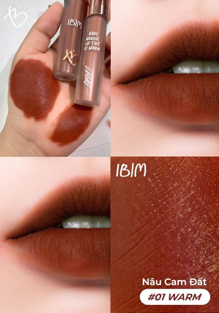 Son kem IBIM Bare Mousse Lip Tint