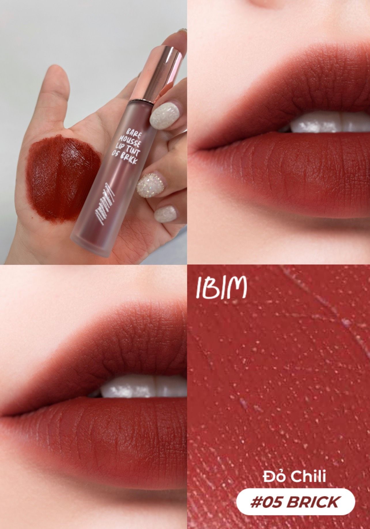 Son kem IBIM Bare Mousse Lip Tint