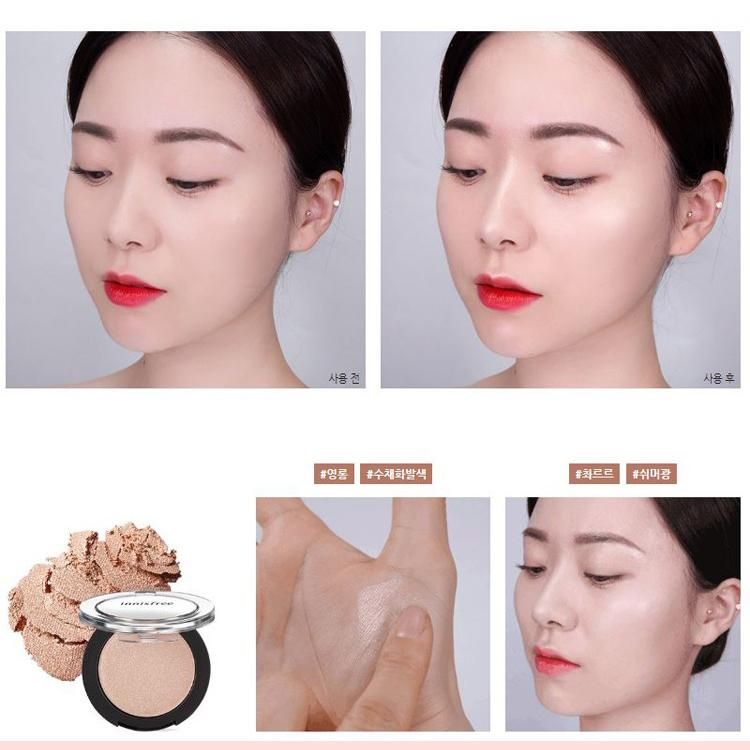 Phấn bắt sáng INNISFREE Aurora Shimmer Highlighter