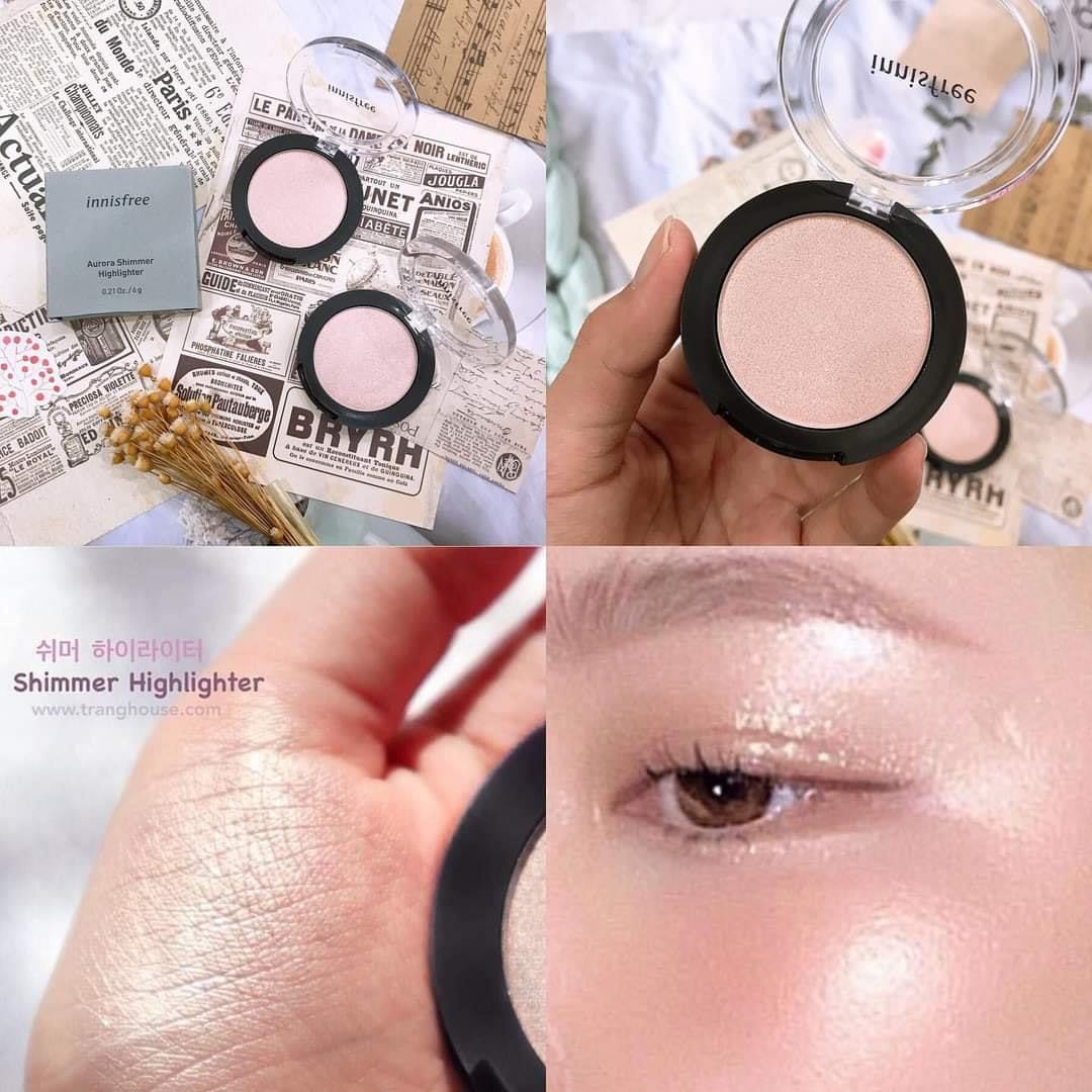 Phấn bắt sáng INNISFREE Aurora Shimmer Highlighter