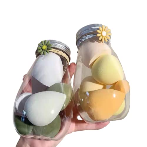 Hộp Bông mút tán nền 6 món kèm lọ hoa siêu xinh