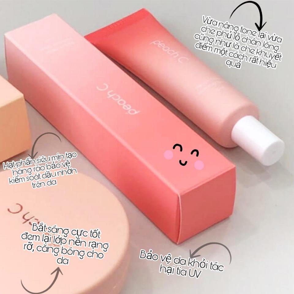 Kem Lót Peach C Peach Glow Makeup Base Kiềm Dầu, Che Phủ Lỗ Chân Lông 35ml Date 01/2026 - 05/2026 - 04/2027