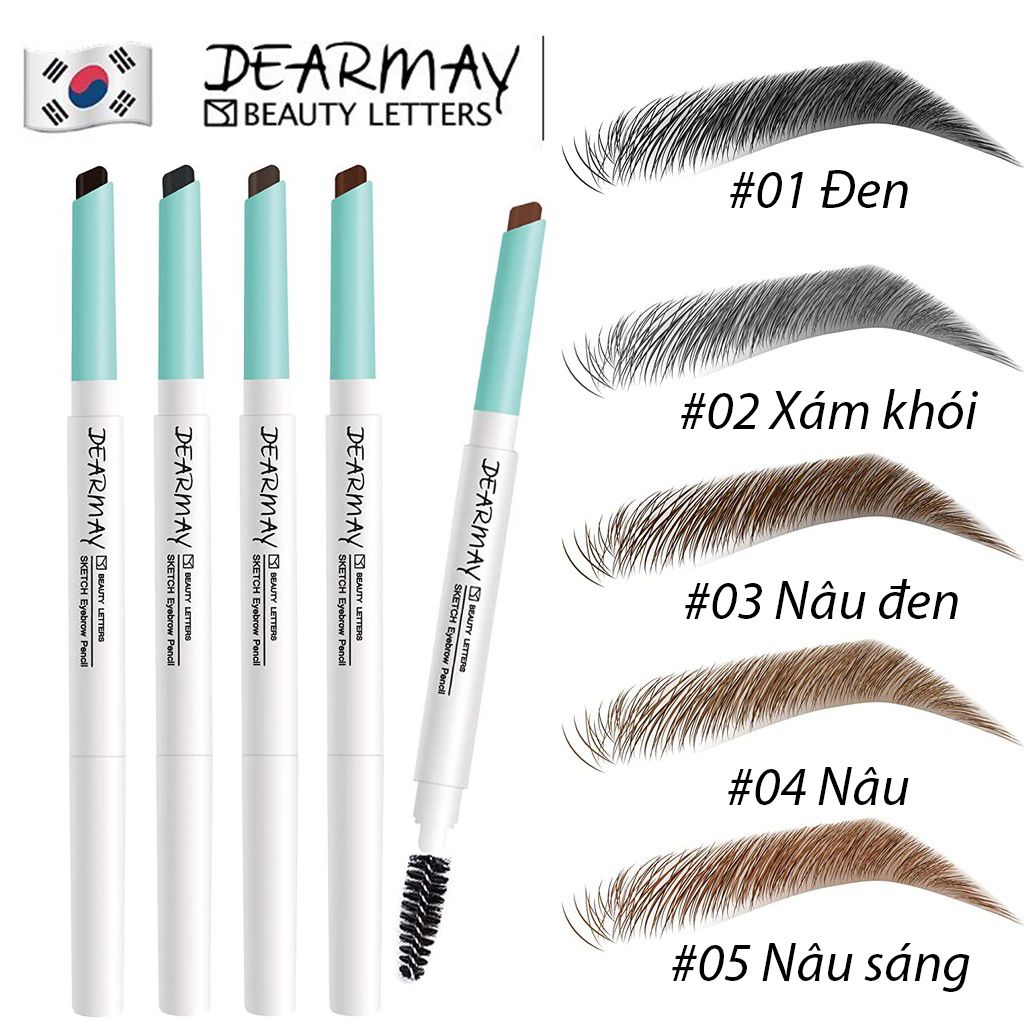 Chì kẻ mày DEARMAY Sketch Eyebrow Pencil