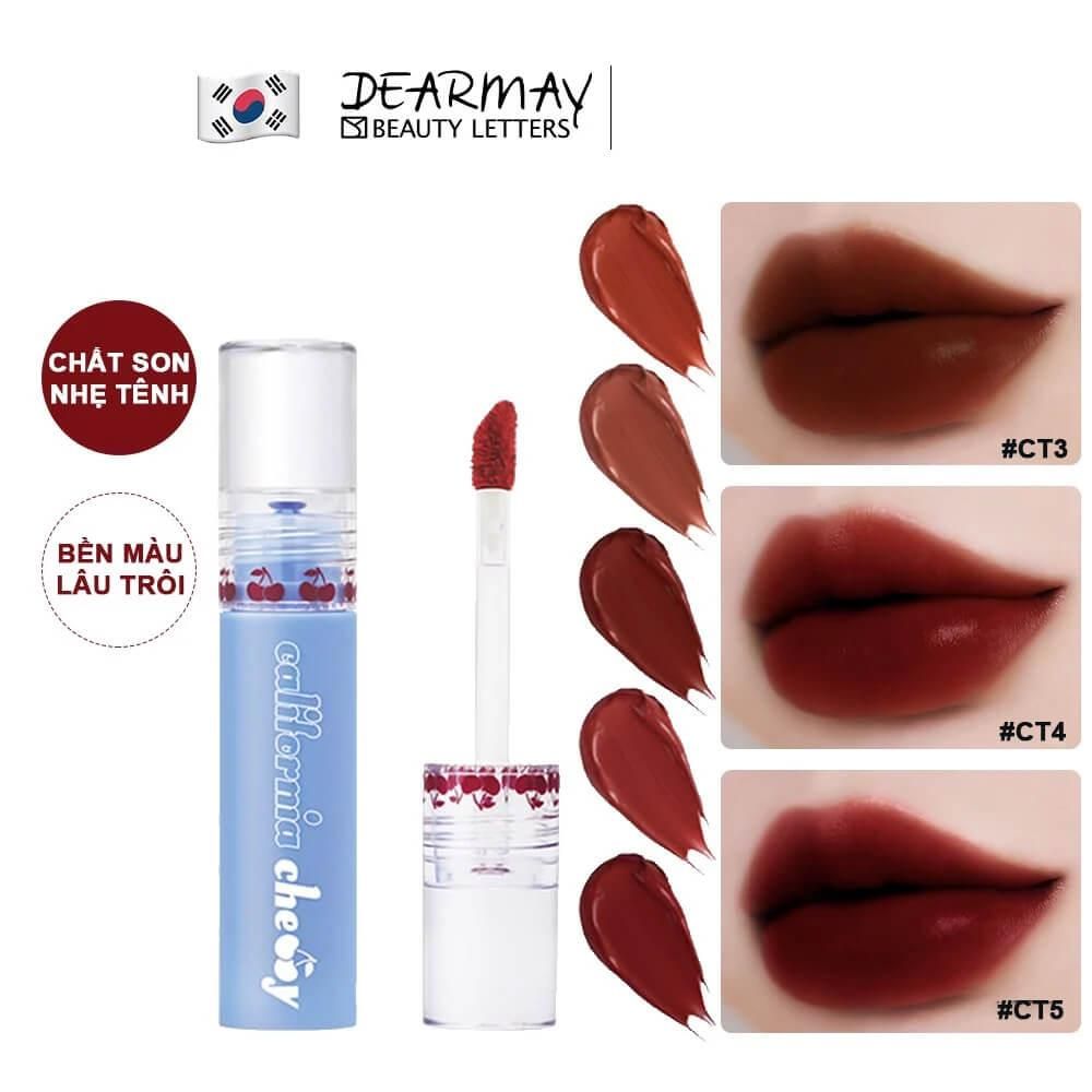 Son kem DEARMAY California Cherry Velvet Tint