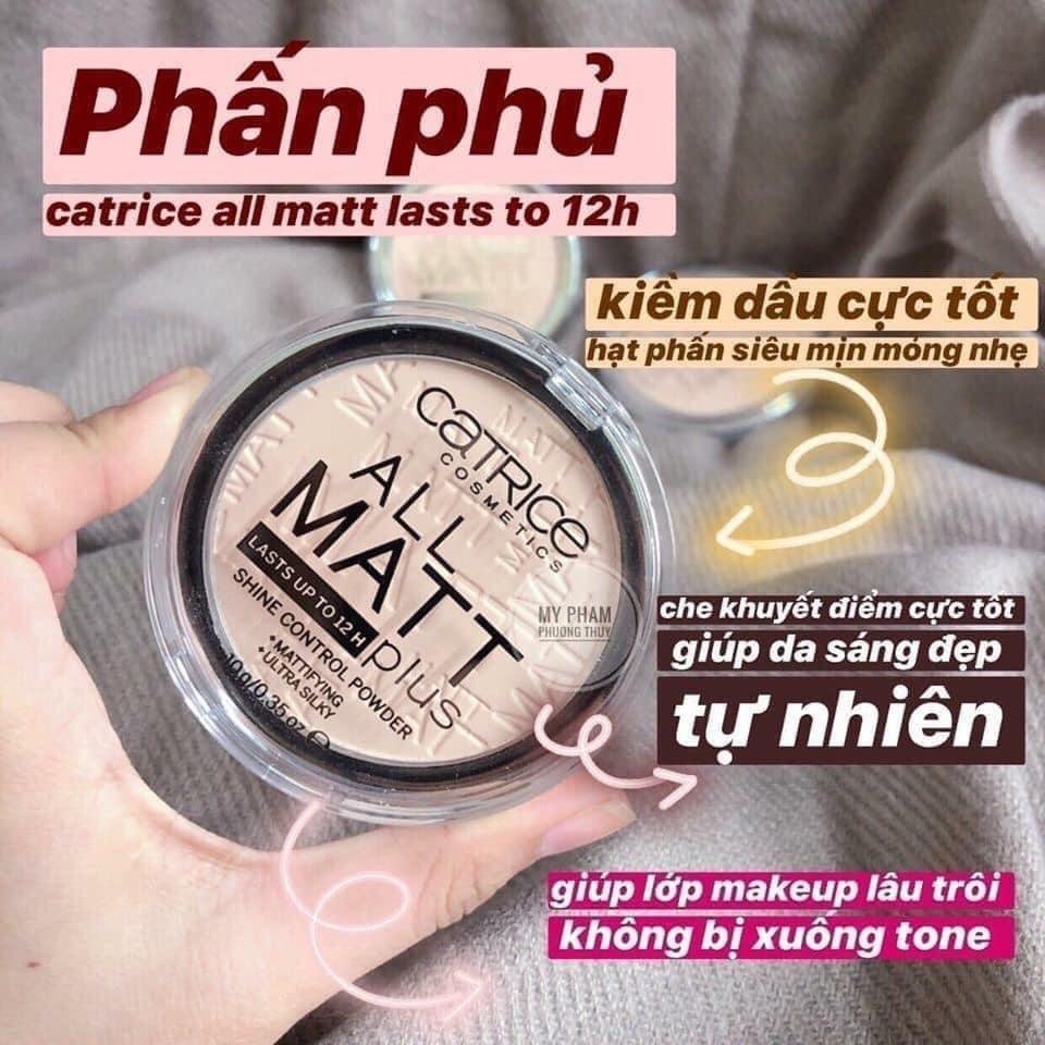 Phấn nén Catrice All Matte Plus Shine Control Powder