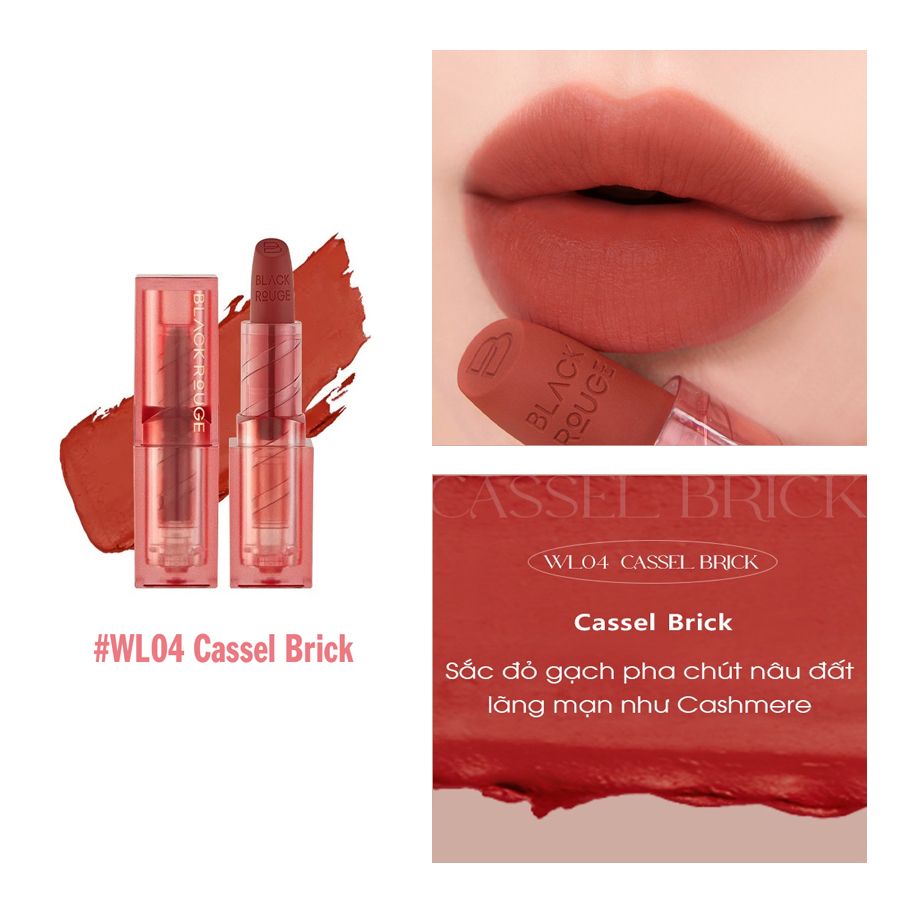 Son thỏi BLACK ROUGE Wearable Velvet Lipstick