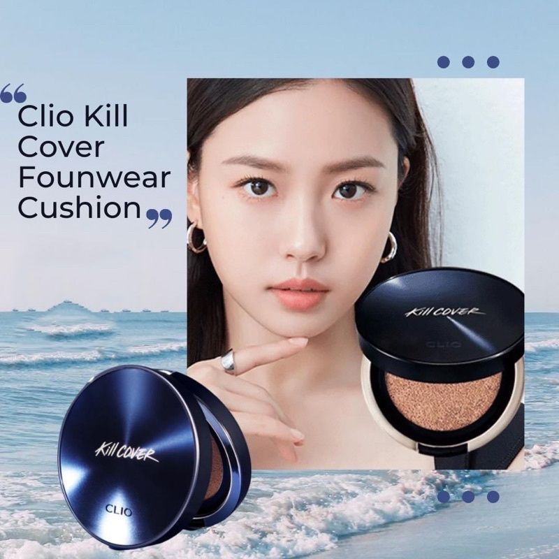 Phấn Nước Cushion CLIO Kill Cover Founwear All New SPF50+ PA+++ (Tặng kèm lõi)