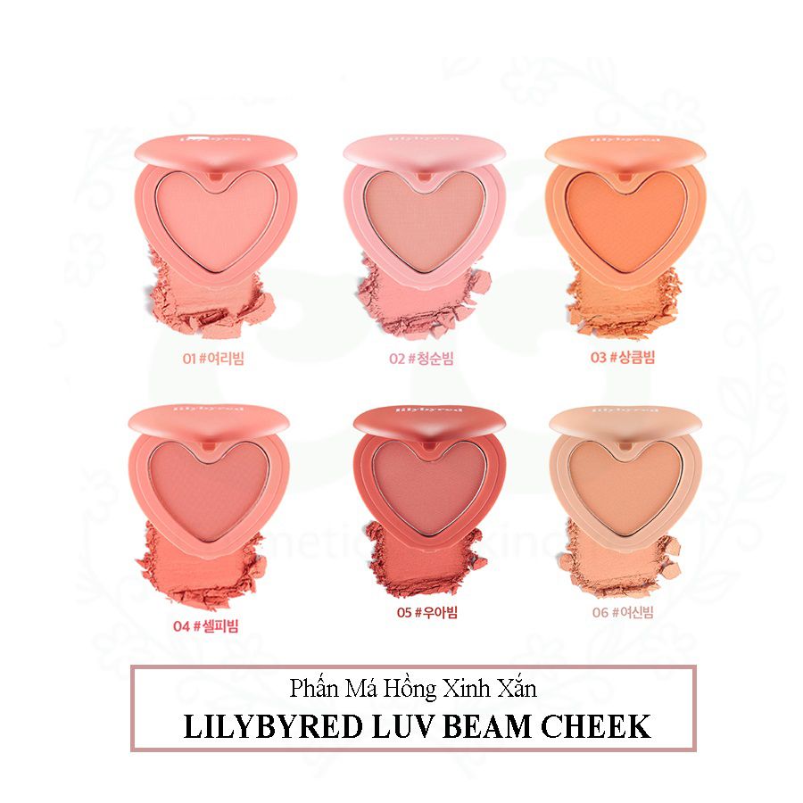 Phấn má LILYBYRED Luv Beam Cheek Dạng Nén