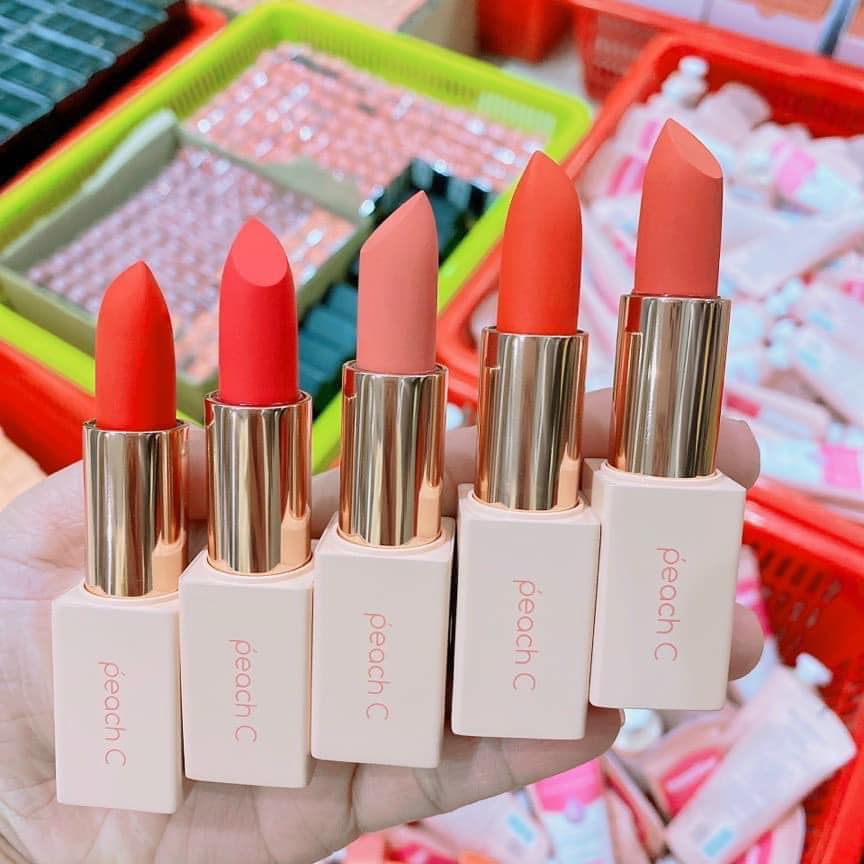 Son thỏi PEACH C Easy Matte Lipstick