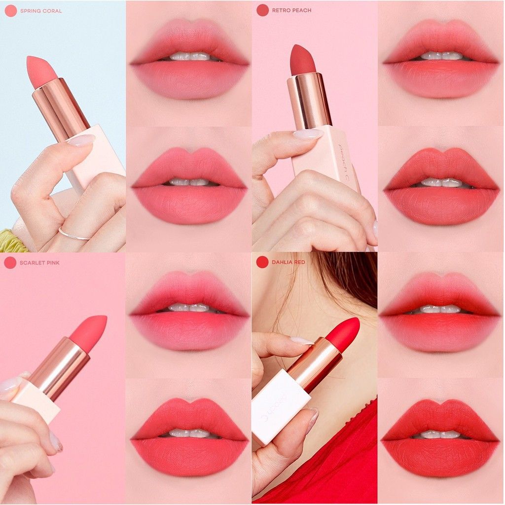 Son thỏi PEACH C Easy Matte Lipstick