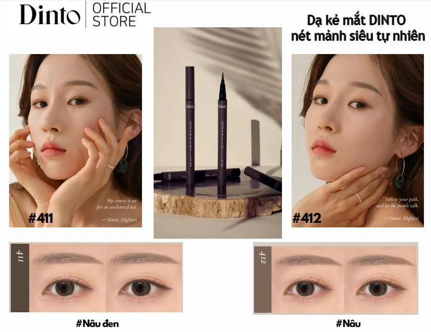 Dạ kẻ mắt DINTO One By One Eye Definer