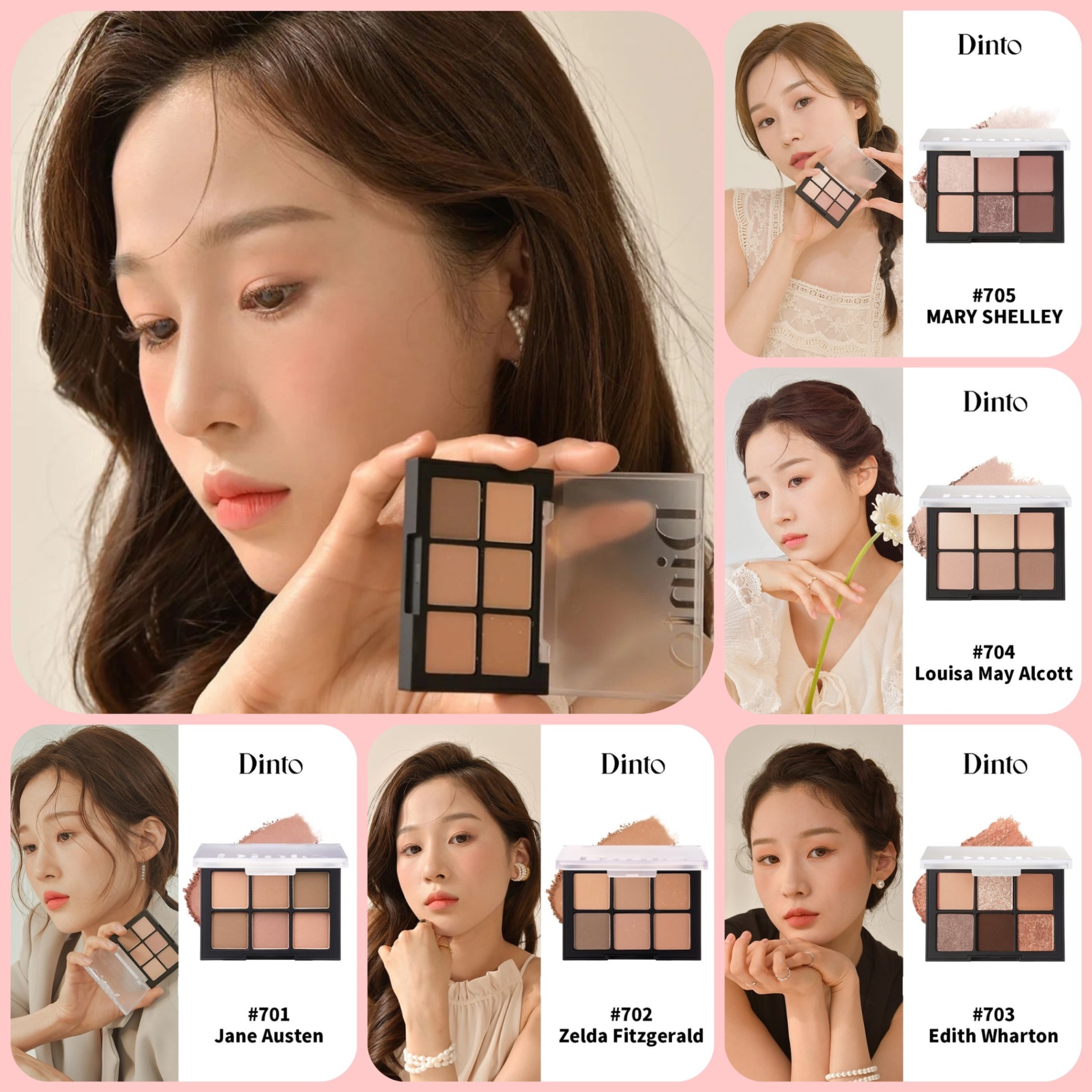 Bảng Mắt DINTO Blur-Finish  Shadow 6 ô