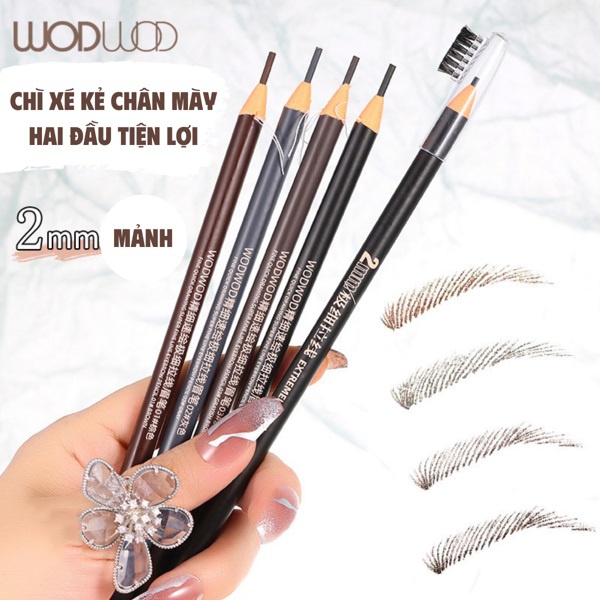 Chì xé kẻ chân mày WODWOD chống nước siêu mảnh 2mm