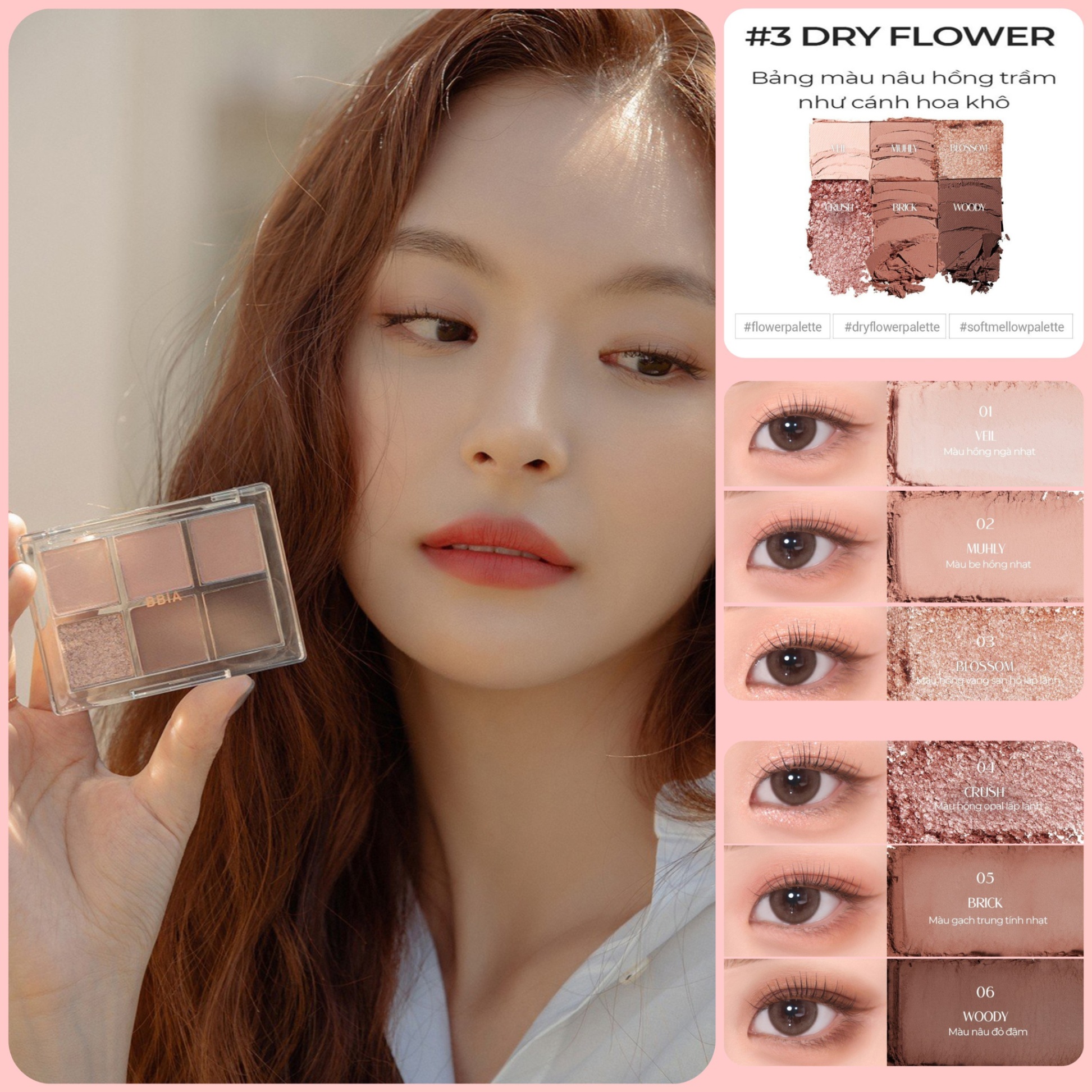 Bảng Mắt BBIA Ready To Wear Eye Palette 6 ô