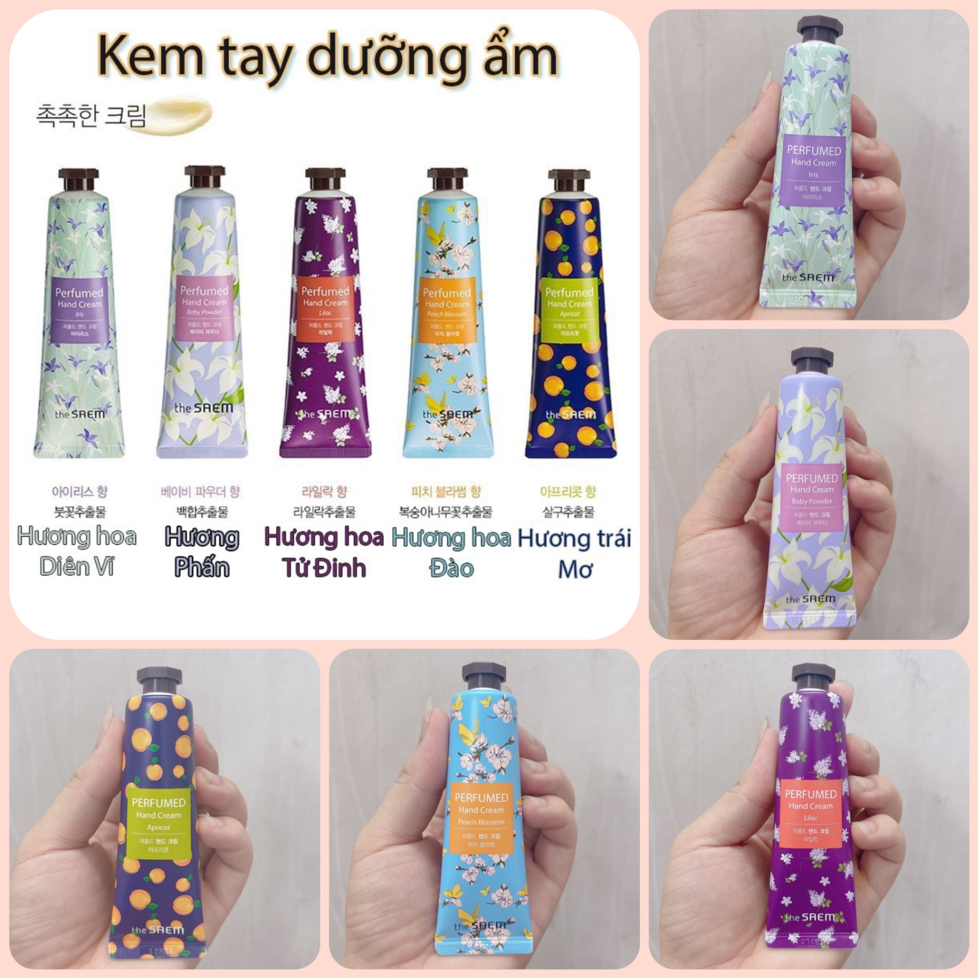 Kem dưỡng tay The Saem Perfumed Hand Cream