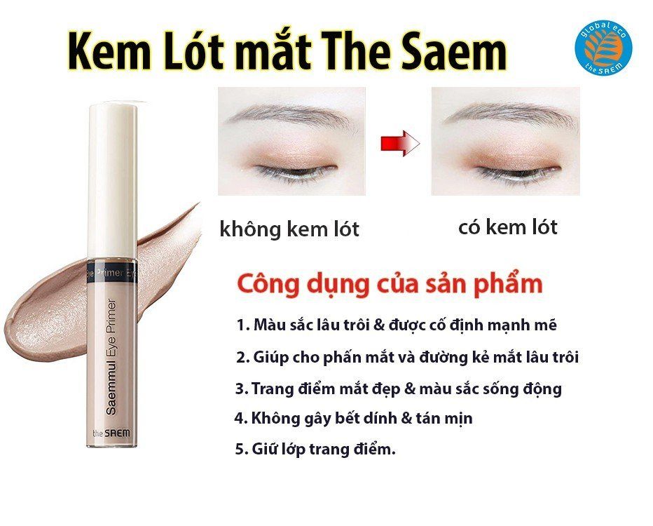 Kem lót mắt The Saem Eye Primer