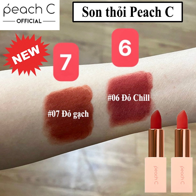 Son thỏi PEACH C Easy Matte Lipstick