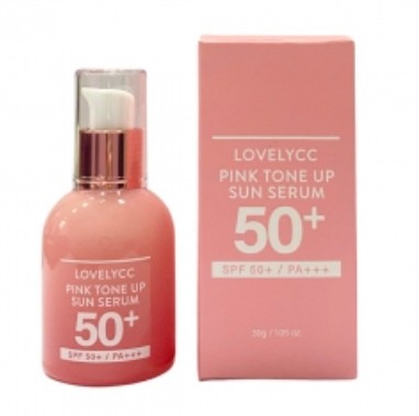 Serum Chống Nắng LOVELYCC Pink Tone Up SPF50+