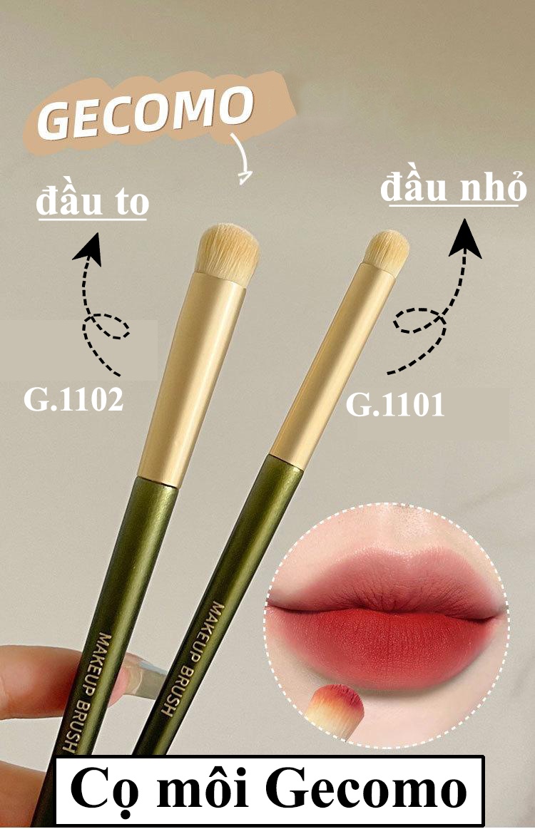 Cọ Lẻ Gecomo Makeup Brush cọ MÔI đầu tròn thân dài XỊN đầu to G1102 1b50