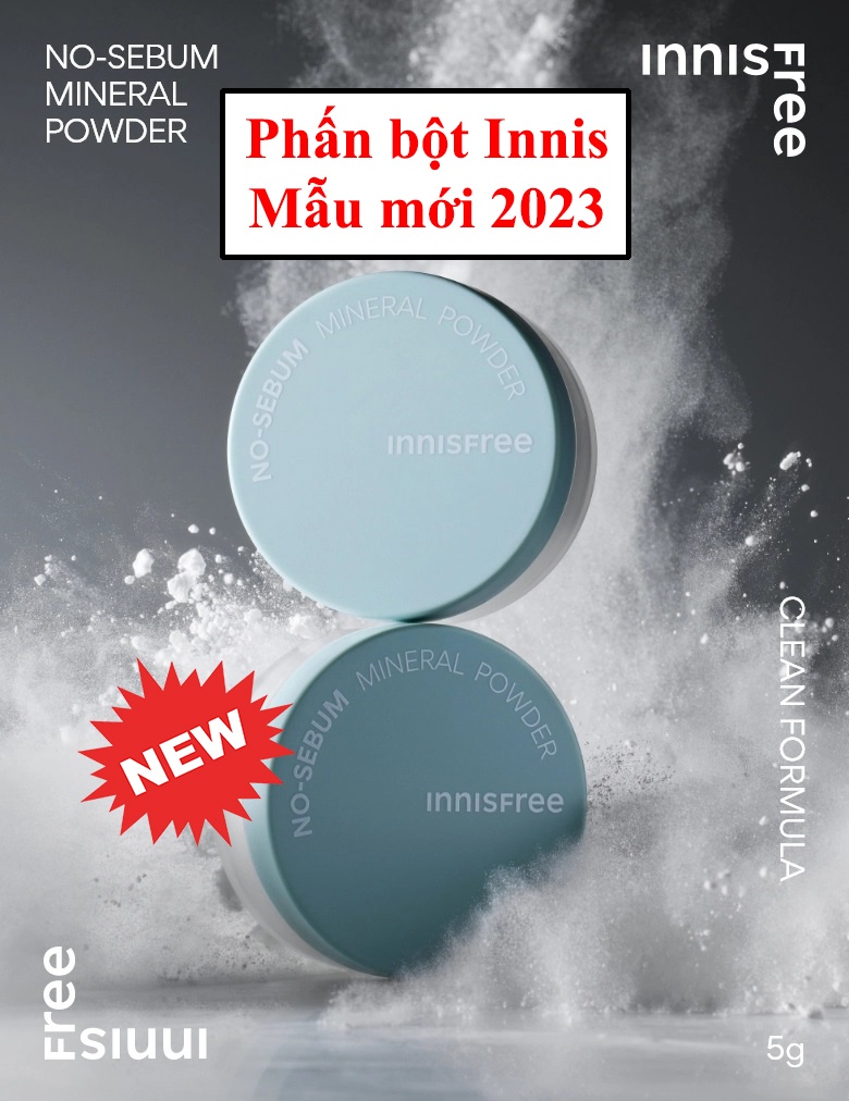 Phấn bột Innisfree No Sebum Mineral Powder Kiềm Dầu