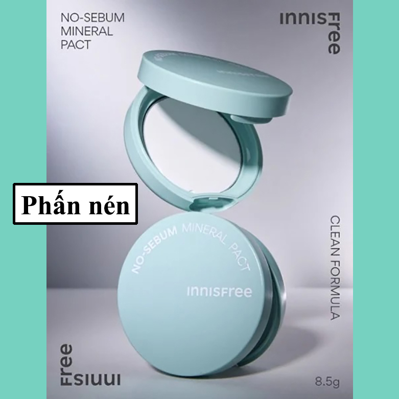 Phấn nén Innisfree No Sebum Mineral Pact Kiềm Dầu