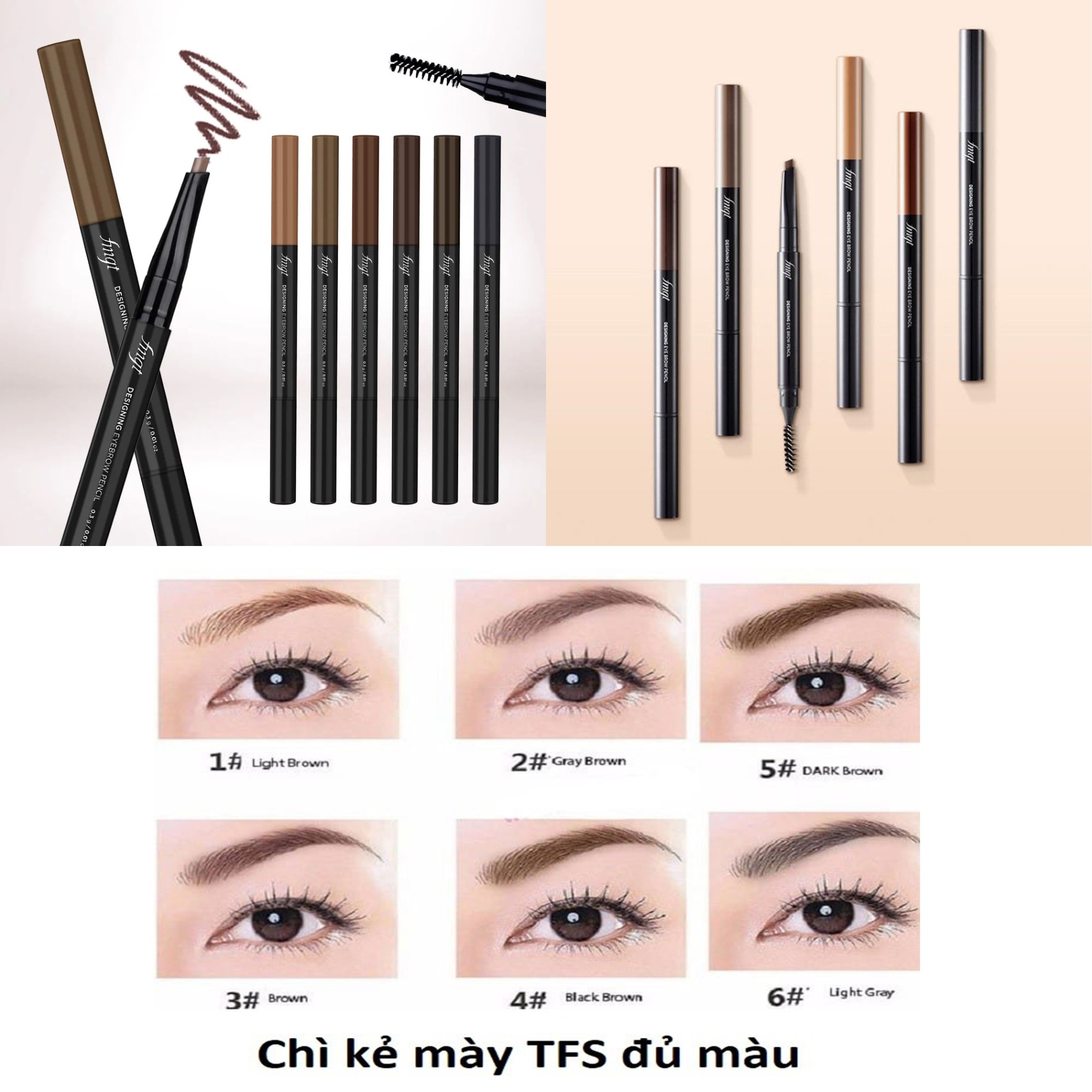 Chì kẻ mày TFS Designing Eyebrow Pencil 1b9