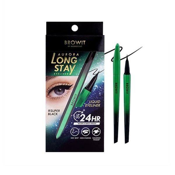 Dạ kẻ mắt BROWIT BY NONGCHAT Aurora Long Stay Eyeliner 0.5g