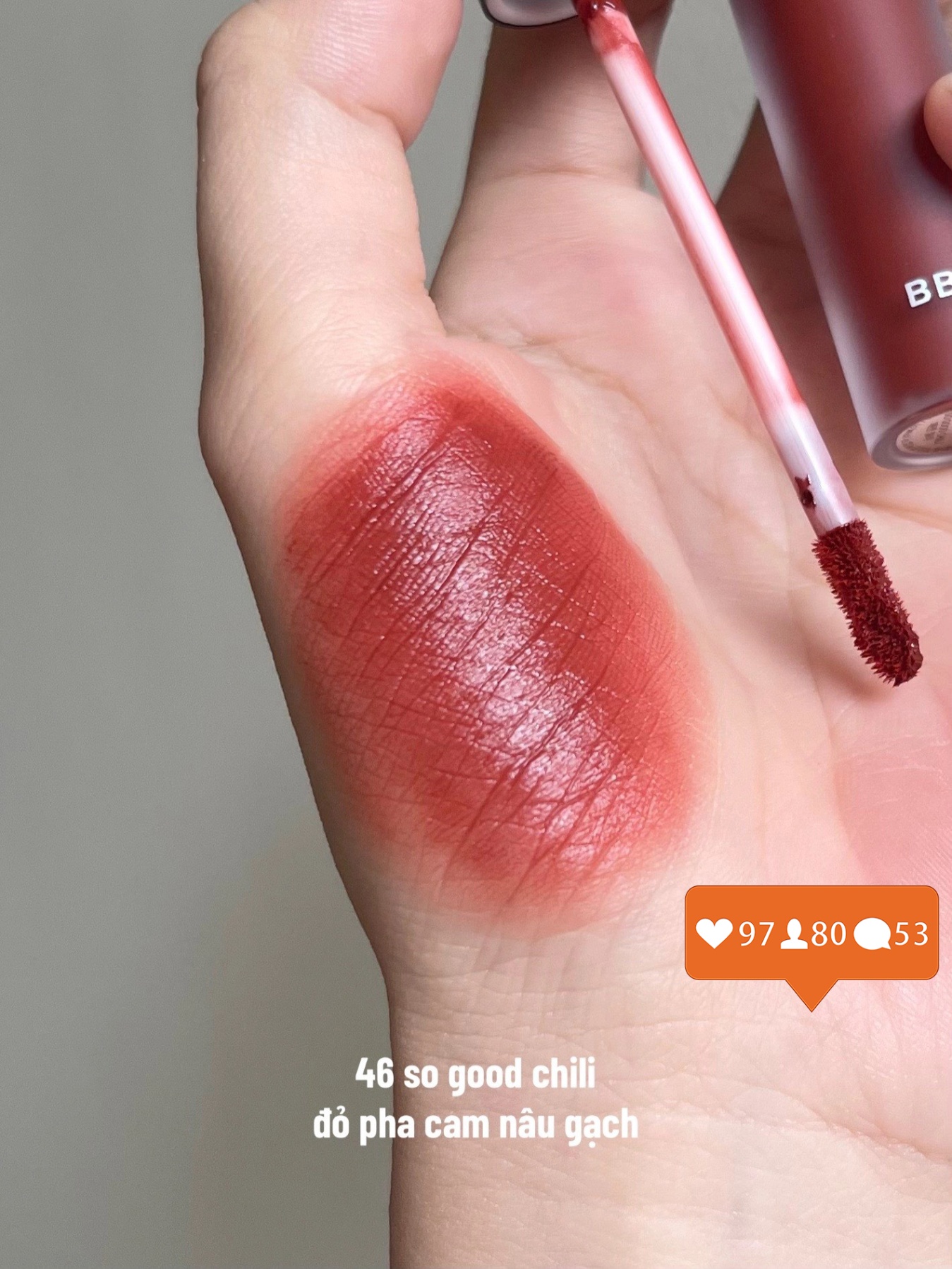 Son kem BBia Last Velvet Lip Tint Bb