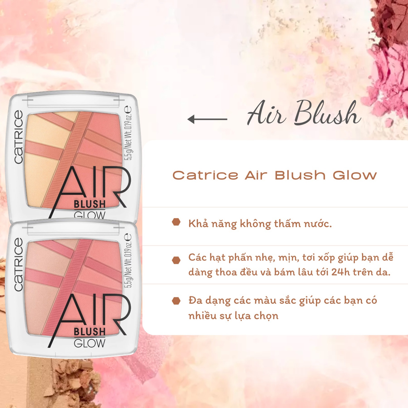 Phấn má Catrice AirBlush Glow #010 [Kèm Tem]