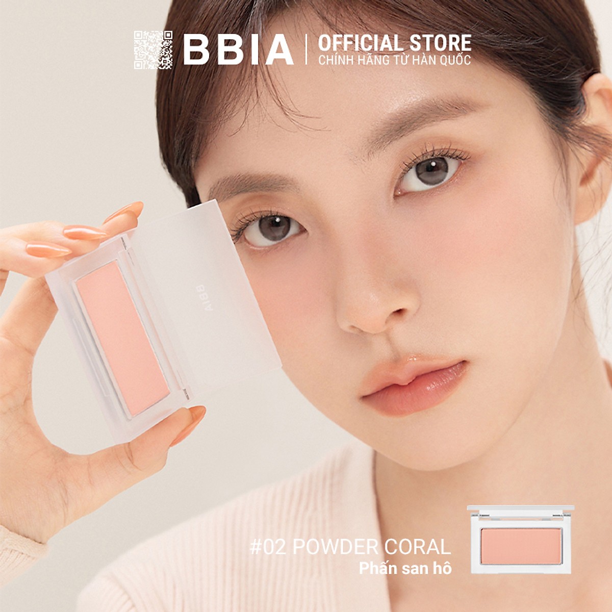 Phấn má BBIA READY TO WEAR #02 Coral (2604: 49 2605: 18)