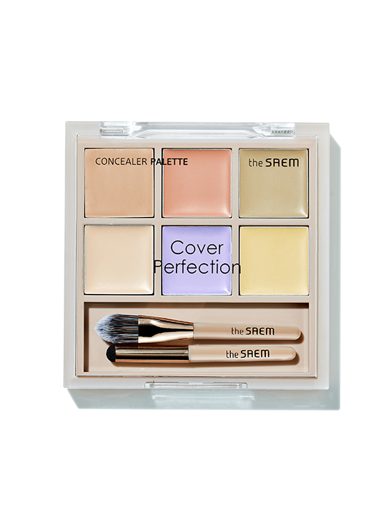 Bảng 6 Ô CKĐ The SAEM Concealer Palette KÈM CỌ #01 Cover&Correct