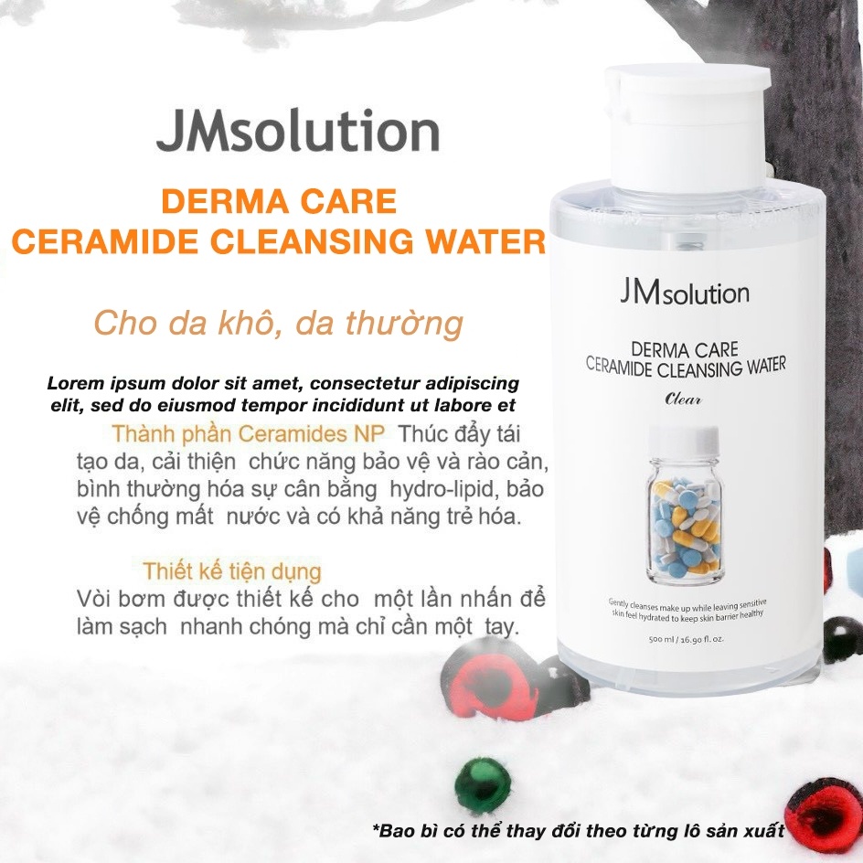 Nước Tẩy Trang JMsolution Cleansing Water