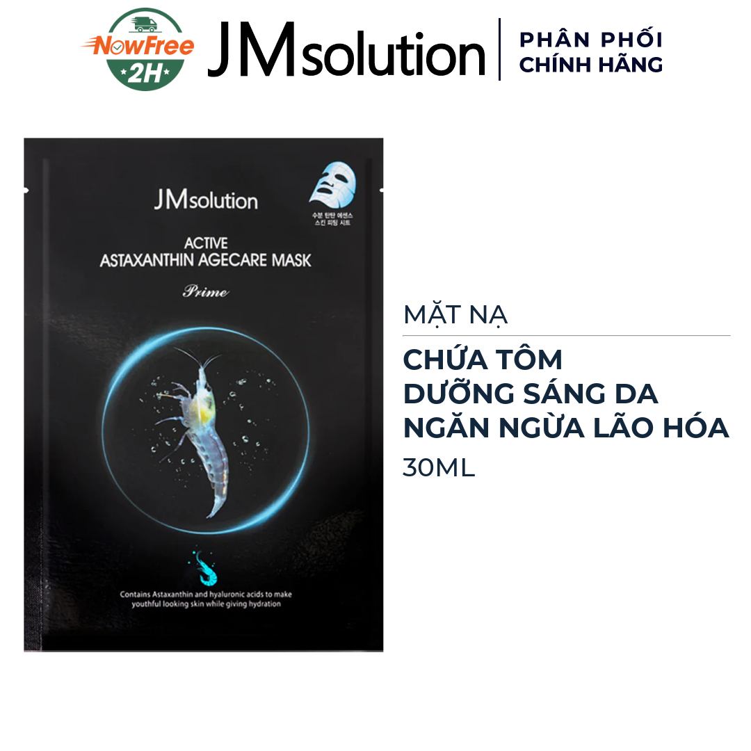 Mặt nạ JMsolution Active Astaxanthin Age Care Mask Prime (tôm)