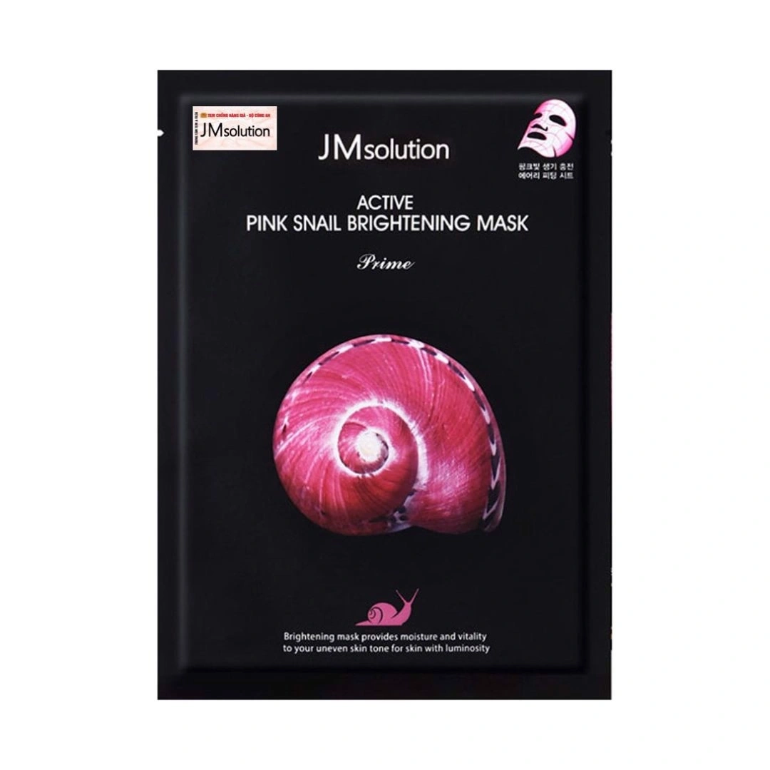 Mặt Nạ JMsolution Pink Snail Brightening Mask (Ốc sên)