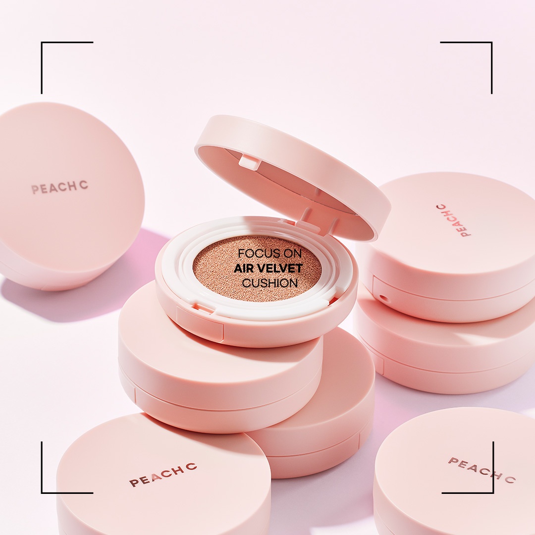 Phấn Cushion Peach C Focus On Air Velvet #02 Beige