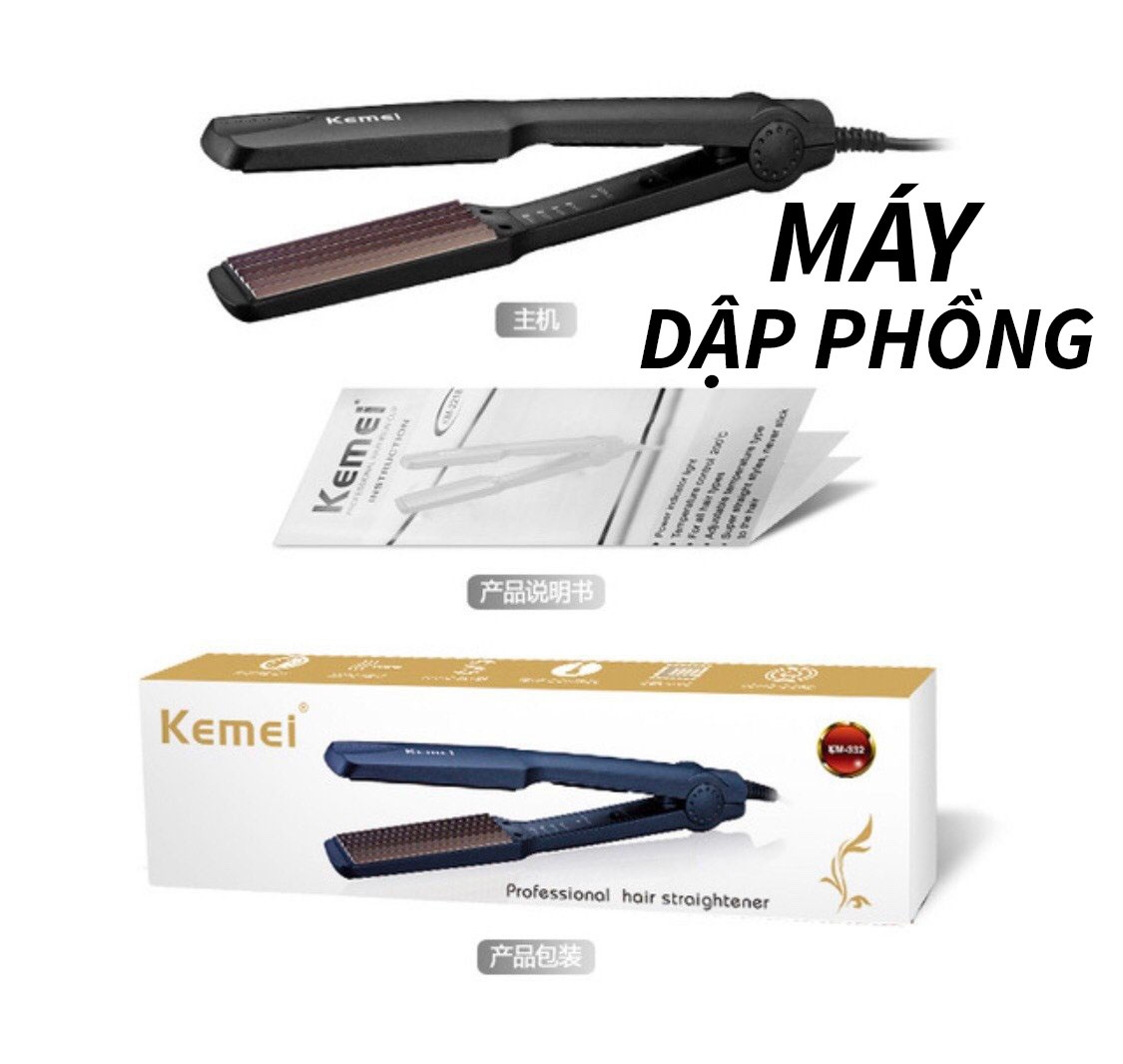 Máy dập phồng KEMEI đen đơn KM332