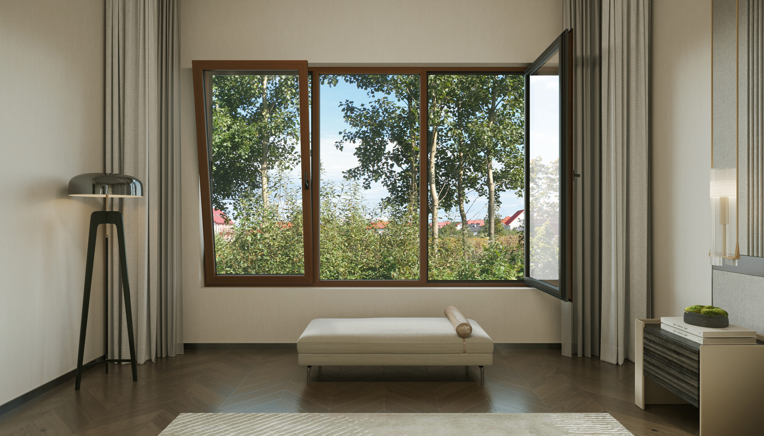 Mùa hè nắng nóng, đầu tư hệ cửa Eurowindow để giảm chi phí điện điều hòa