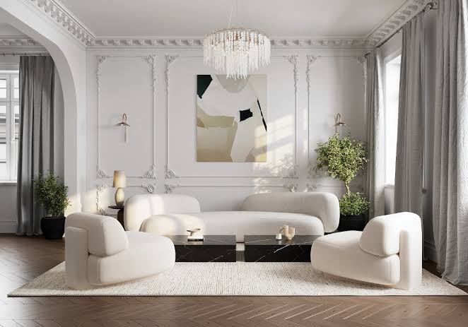 Thiết kế nội thất căn hộ phong cách Neoclassic sang trọng và tinh tế