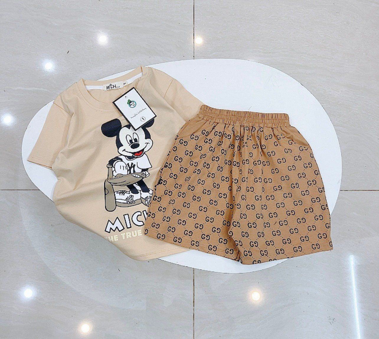 Bộ micky quần gucci 4 màu
