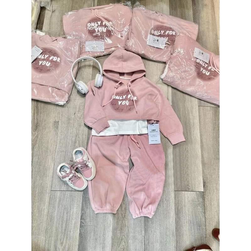 Set bộ nỉ croptop 3 chi tiết