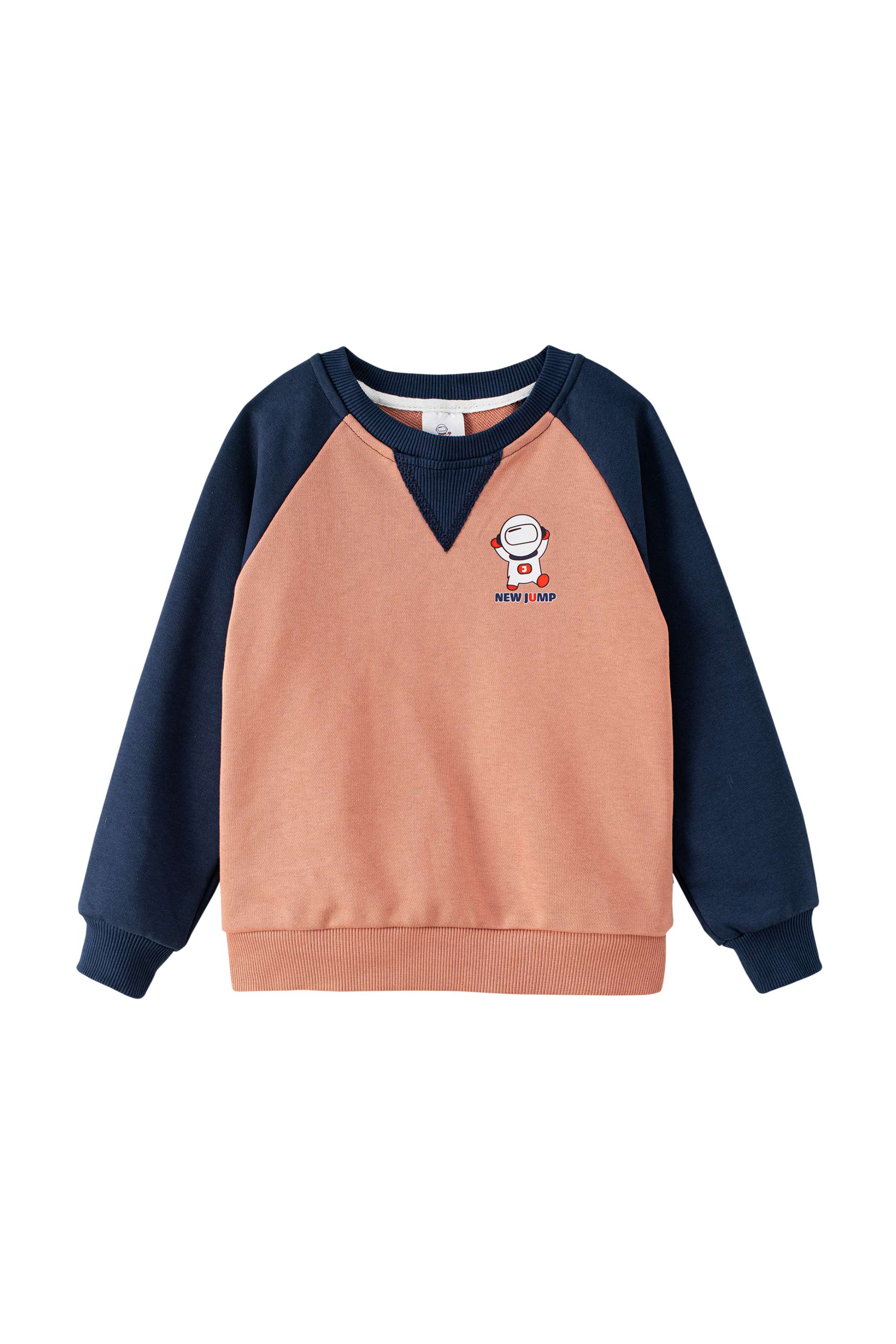 A40- Áo raglan cam navy New Jump