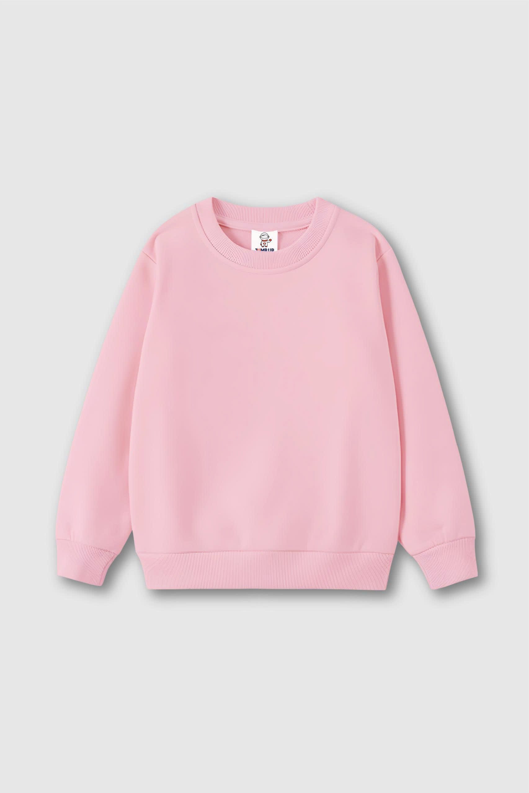 Áo nỉ sweater hồng phấn
