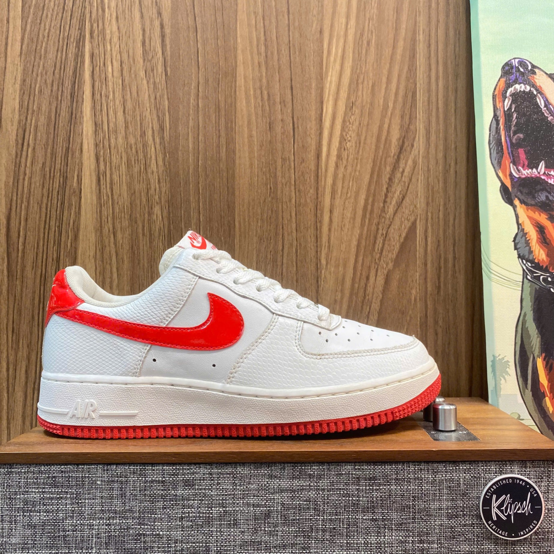 Nike AF1 White Red size 38.5