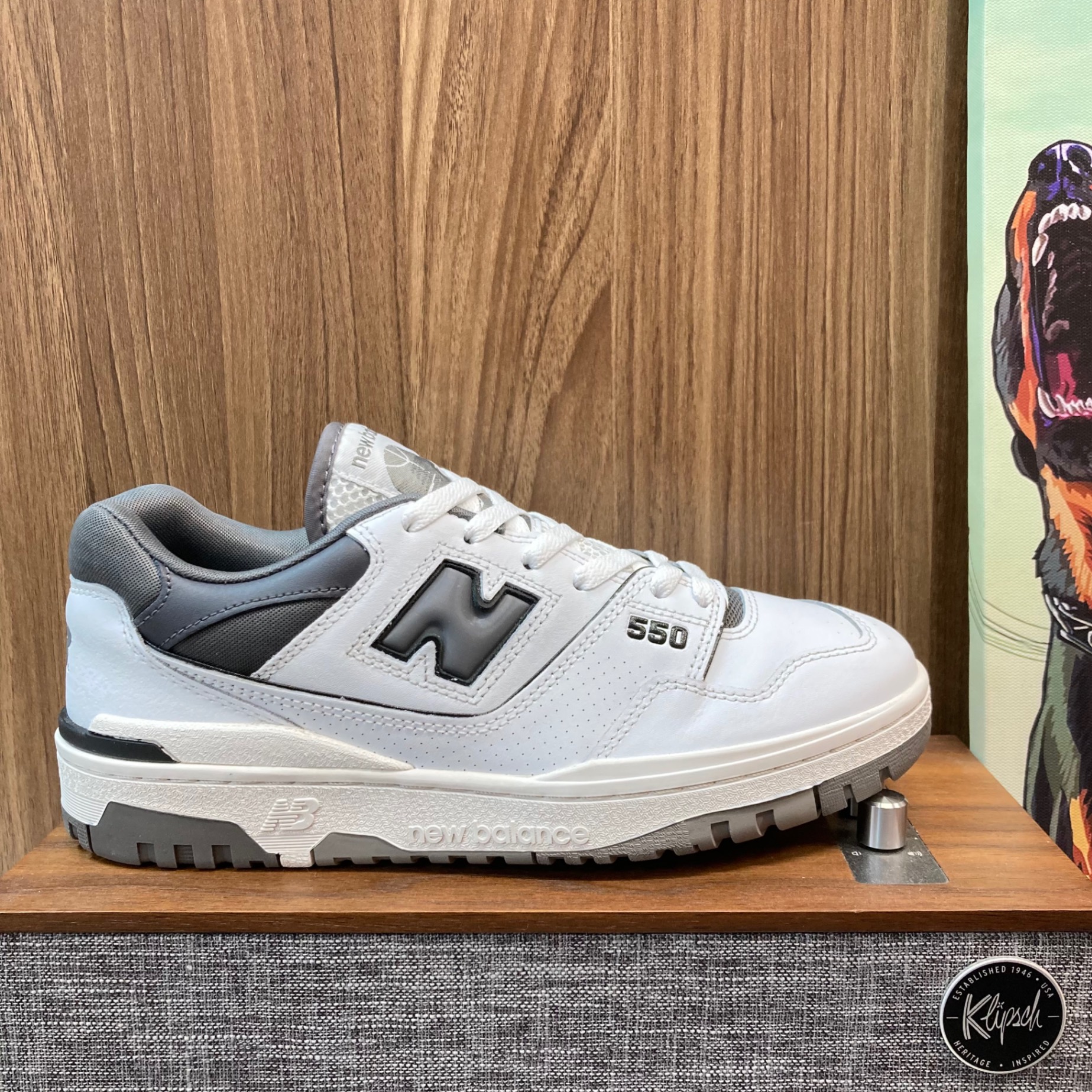 New Balance 550 Dark Grey size 42